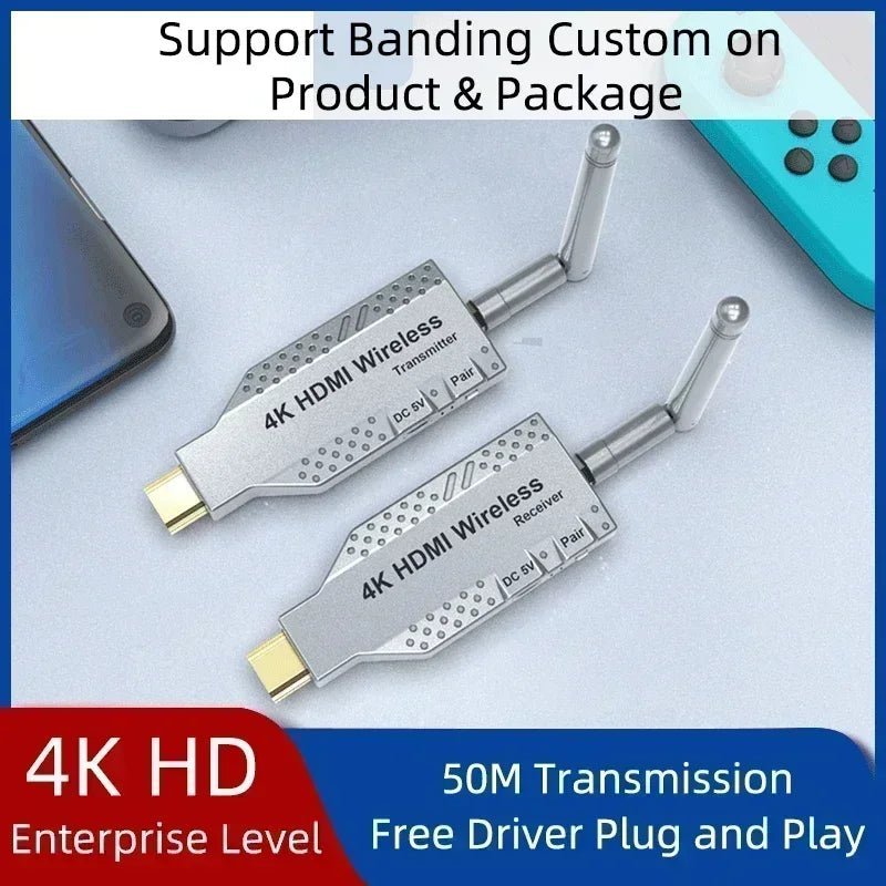 Sfbb58103476f4bedb20cf04febc6c916o.jpg Wireless Video Signal Transmitter 1080P – kabellose Übertragung TV Signal bis 100m für HDMI Geräte