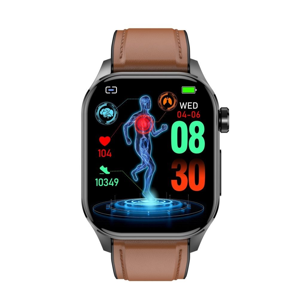 Smartwatch mit EKG und Blutdruck Testsieger – Gesundheitsuhr mit SOS-Funktion und Telefonie